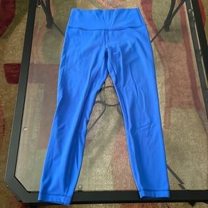 Cerulean Blue Lululemon Wunder Train Legging 25”